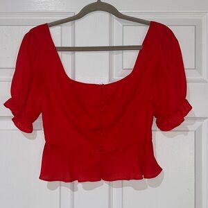Puff sleeve blouse